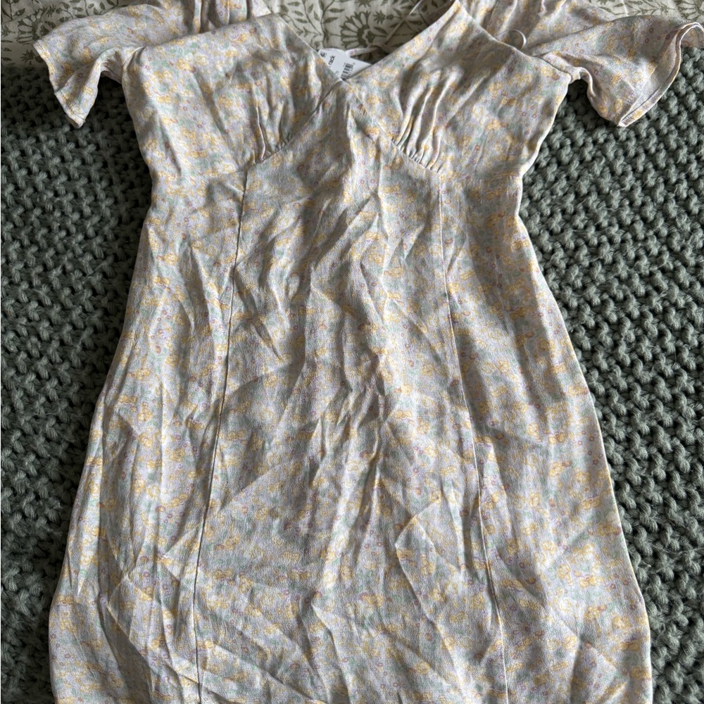Elodie Floral Short Sleeve Mini Dress